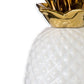 Pier 1 Pineapple White And Gold Ceramic Table Lamp